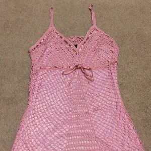 Pink crochet  top